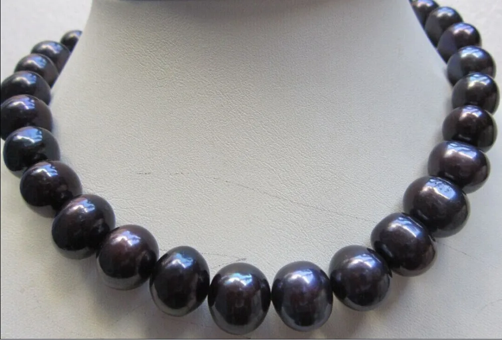ddh001450 NEW HOT HUGE 12-14MM TAHITIAN BLACK NATURAL PEARL NECKLACE 14KGP GOLD CLASP 28% Discount
ddh001450 NEW HOT HUGE 12-14MM TAHITIAN BLACK NATURAL PEARL NECKLACE 14KGP GOLD CLASP 28% Discount