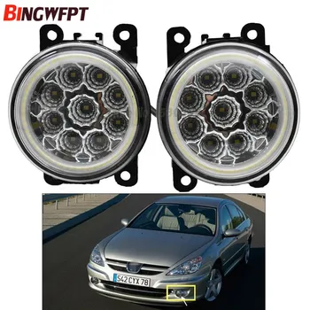 2x Angel Eyes High Brightness front bumper LED fog light white For Peugeot 607 9D 9U 2000-
2x Angel Eyes High Brightness front bumper LED fog light white For Peugeot 607 9D 9U 2000-