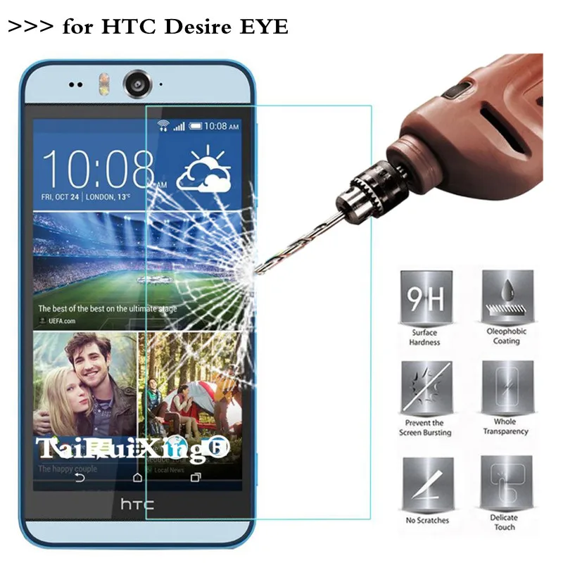 9H 2.5D 0.26mm Tempered Glass Screen Protector For HTC Desire EYE Protective Film For HTC Desire EYE Eye M910X
9H 2.5D 0.26mm Tempered Glass Screen Protector For HTC Desire EYE Protective Film For HTC Desire EYE Eye M910X