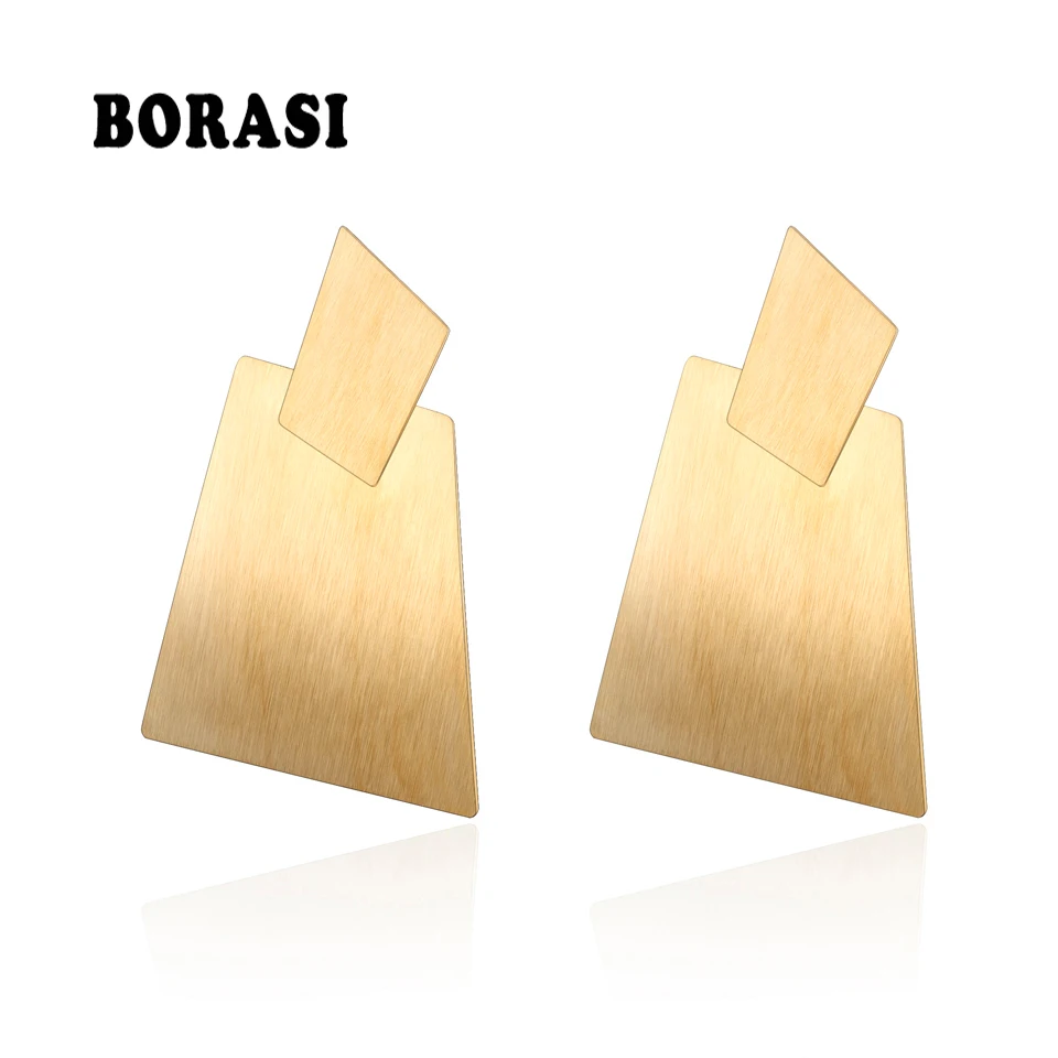BORASI Rose Gold-Color Long Dangle Earrings For Women Stainless Steel Hyperbole Unique Irregular Big Earings Fashion Jewelry
BORASI Rose Gold-Color Long Dangle Earrings For Women Stainless Steel Hyperbole Unique Irregular Big Earings Fashion Jewelry