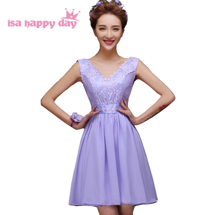 country style purple lilac cheap lavender v neck chiffon bridesmaid dresses bridemaid dress short different styles H4239
country style purple lilac cheap lavender v neck chiffon bridesmaid dresses bridemaid dress short different styles H4239