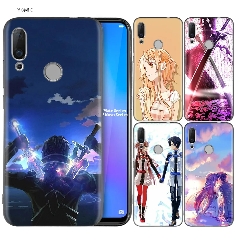 Silicone Coque Case for Huawei P30 P20 P10 P9 Mate 20 10 Lite Pro Nova 3i 4e 3E P Smart 2019 2018 Plus Sword Art Online kirito a
Silicone Coque Case for Huawei P30 P20 P10 P9 Mate 20 10 Lite Pro Nova 3i 4e 3E P Smart 2019 2018 Plus Sword Art Online kirito a