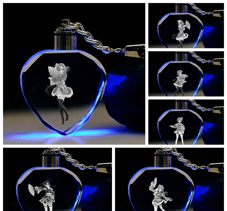 LoveLive Tojo Heart Shape Anime LED Key Chains LOGO Figure Keyring Crystal Toy Keychain Light Keyholder Unisex XMAS Gift NEW
LoveLive Tojo Heart Shape Anime LED Key Chains LOGO Figure Keyring Crystal Toy Keychain Light Keyholder Unisex XMAS Gift NEW
