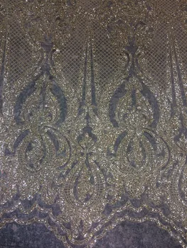 French Embroidered lace fabric DiuDiu-52401 with glitter guipure Nigerian Lace Fabrics for party dress
French Embroidered lace fabric DiuDiu-52401 with glitter guipure Nigerian Lace Fabrics for party dress