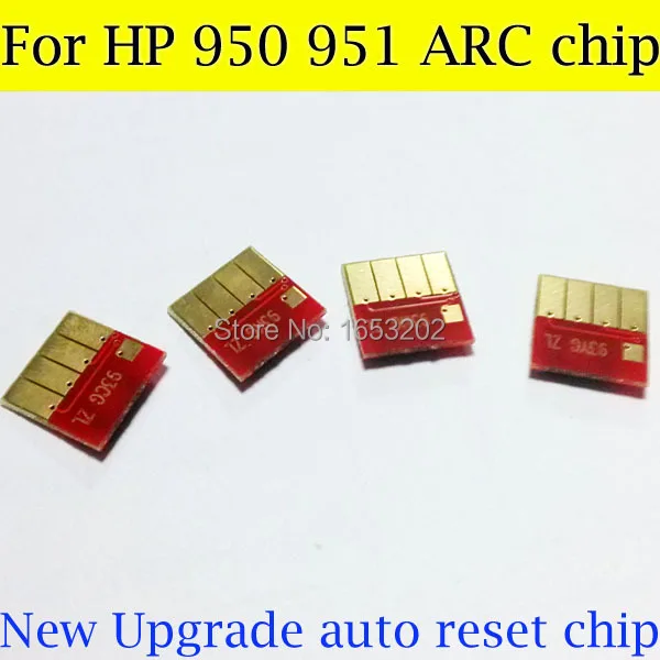 4 Pieces/Lot Upgrade ARC Chip For HP950 951 Officejet Pro 8100 8600 276dw 251dw Printer With Show Ink level
4 Pieces/Lot Upgrade ARC Chip For HP950 951 Officejet Pro 8100 8600 276dw 251dw Printer With Show Ink level