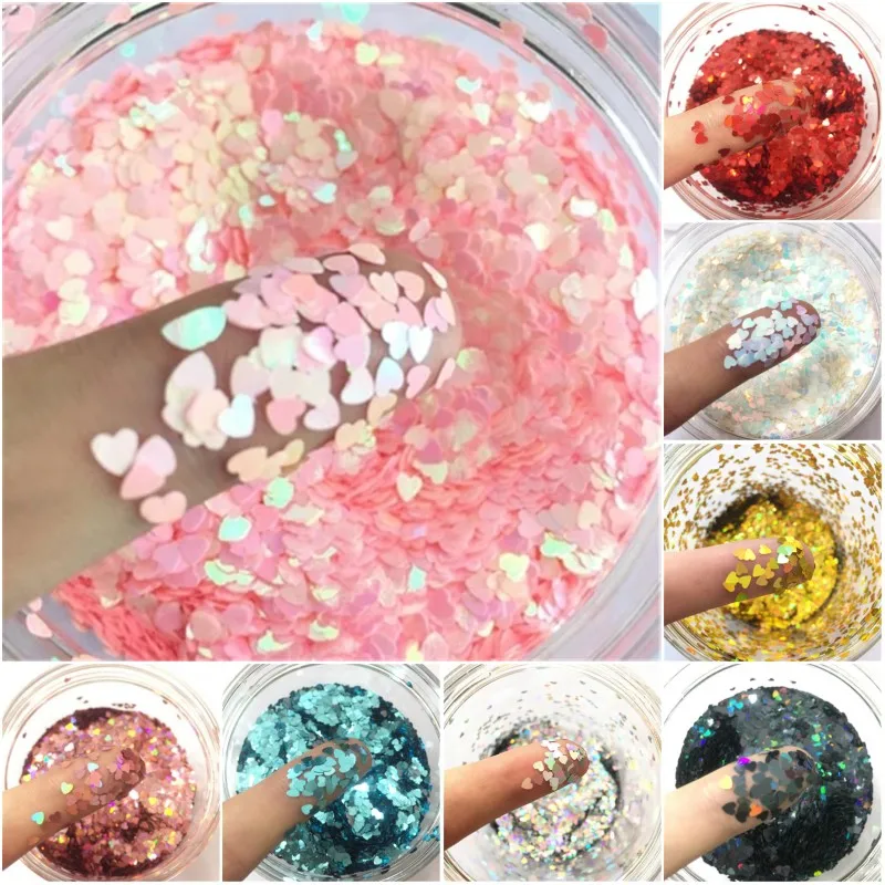 Ultrathin 3mm Heart Glitter Sequins for Craft PET Paillettes for Nails Arts Manicure/wedding Christmas Decoration Confetti 8g
Ultrathin 3mm Heart Glitter Sequins for Craft PET Paillettes for Nails Arts Manicure/wedding Christmas Decoration Confetti 8g