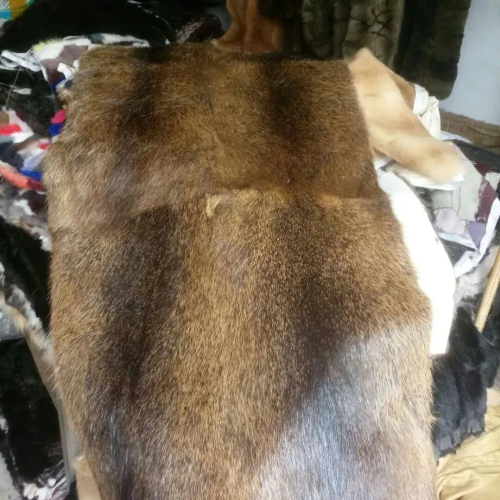 New arrival lady nutria fur plates plucked full pelt 120cmX60cm coypu blankets fur raw material garment accessory
New arrival lady nutria fur plates plucked full pelt 120cmX60cm coypu blankets fur raw material garment accessory
