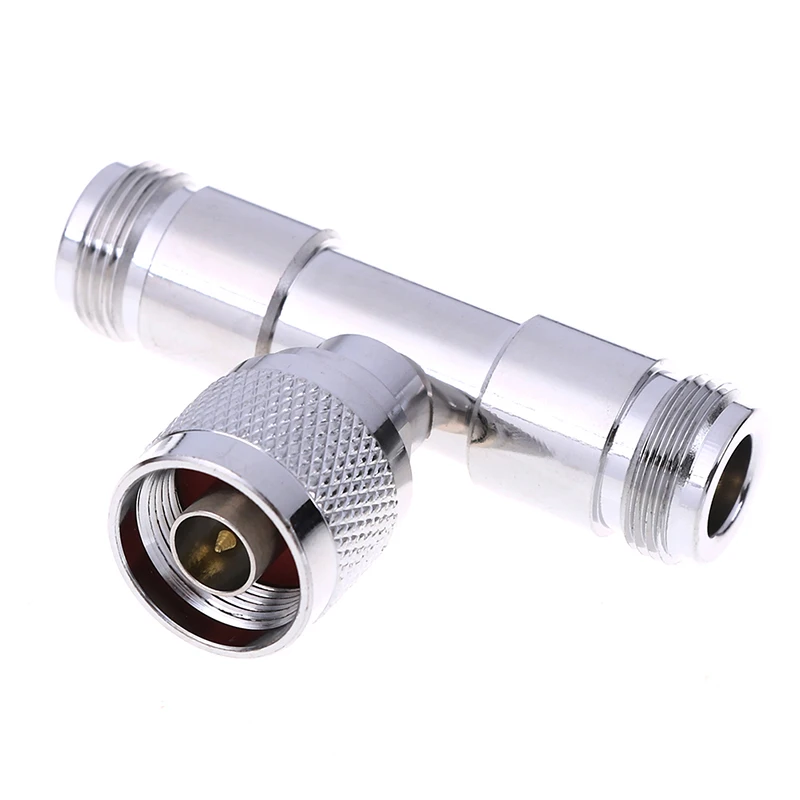 N-Type Male To Dual 2 N-Type Female Triple T Shaped RF Antenna Adapter Connector 3-Way Splitter For Cell Signal Booster Repeater
N-Type Male To Dual 2 N-Type Female Triple T Shaped RF Antenna Adapter Connector 3-Way Splitter For Cell Signal Booster Repeater
