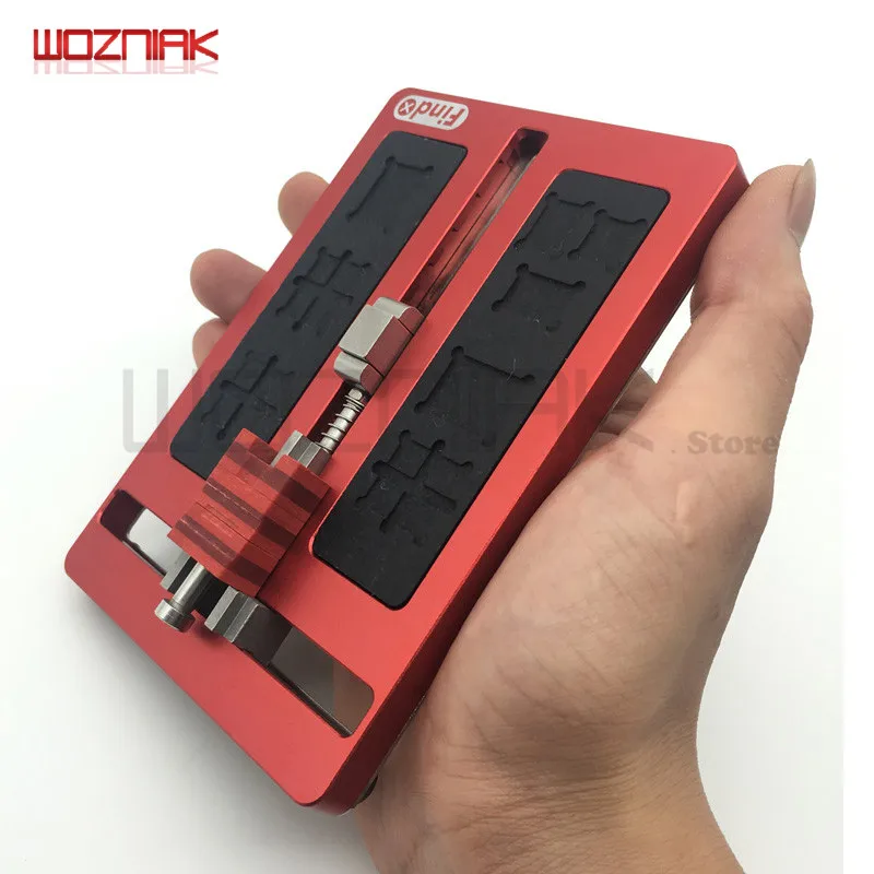 wozniak Motherboard Clamps High Temperature Main Logic Board PCB BGA Fixture Holder for iPhoneA8 A9A10 Plus Fix Repair Mold
wozniak Motherboard Clamps High Temperature Main Logic Board PCB BGA Fixture Holder for iPhoneA8 A9A10 Plus Fix Repair Mold