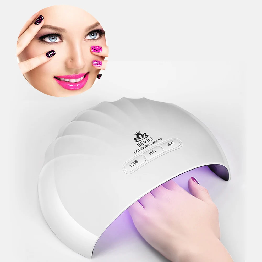 BEVILI New 36W LED Nail Lamp Fingernail Toenail Gel Curing Nail Dryer Professional Nail Gel Machine for Nail Salon Pink/White
BEVILI New 36W LED Nail Lamp Fingernail Toenail Gel Curing Nail Dryer Professional Nail Gel Machine for Nail Salon Pink/White