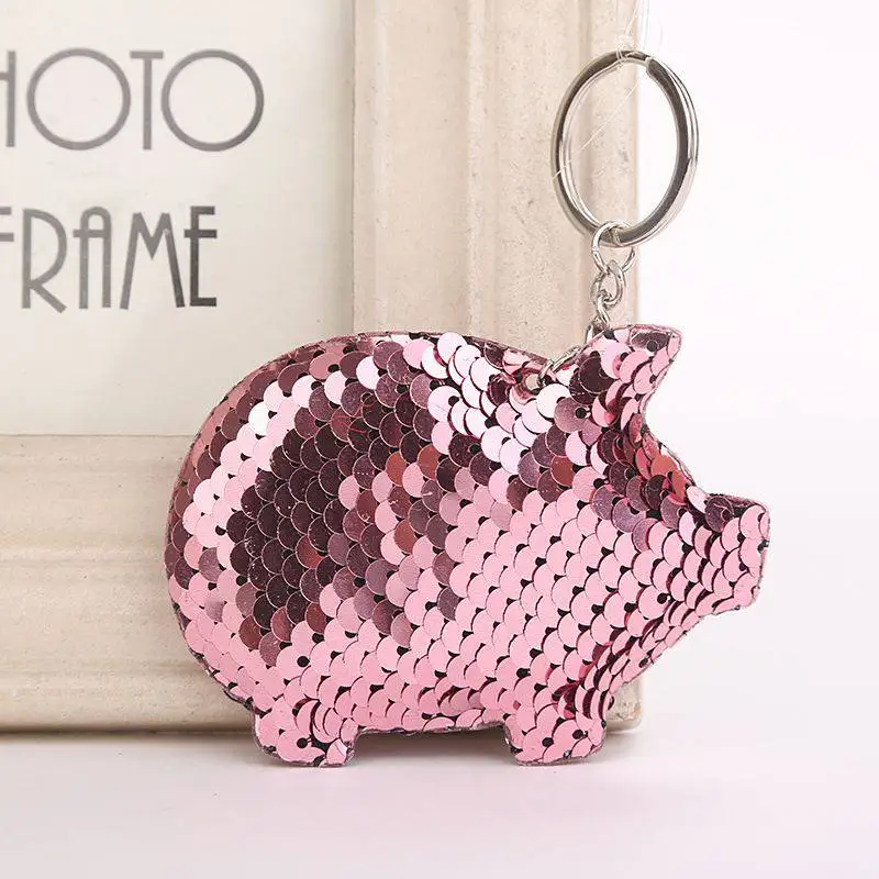 2019 Cute Pig Keychain Glitter Pom Pom Sequins Keychain Gifts for Women Car Bag Accessories Key Ring
2019 Cute Pig Keychain Glitter Pom Pom Sequins Keychain Gifts for Women Car Bag Accessories Key Ring