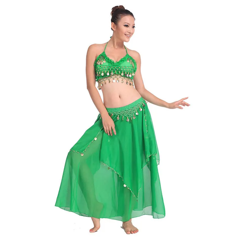 Green Belly Dancing Stage Performance Oriental Belly Dancing Clothes 2pieces Suit Top Shirt + Skirt Belly Dance Costume Set
Green Belly Dancing Stage Performance Oriental Belly Dancing Clothes 2pieces Suit Top Shirt + Skirt Belly Dance Costume Set