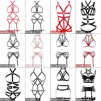 Harness Bra Set Strappy Top Metal Pentagram Bralette Women Elastic Breast Belt Lingerie Punk Gothic Garter Belt Adjustable
Harness Bra Set Strappy Top Metal Pentagram Bralette Women Elastic Breast Belt Lingerie Punk Gothic Garter Belt Adjustable