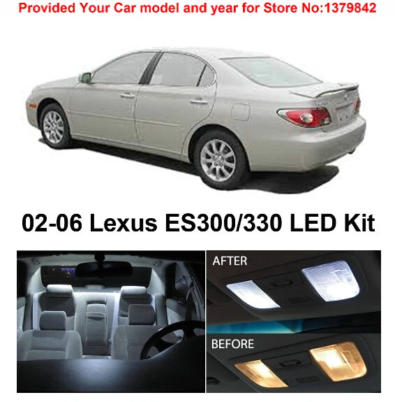 Free Shipping 7Pcs/Lot car-styling Xenon White Premium Package Kit LED Interior Lights For Lexus ES300 ES330 2002-2006
Free Shipping 7Pcs/Lot car-styling Xenon White Premium Package Kit LED Interior Lights For Lexus ES300 ES330 2002-2006