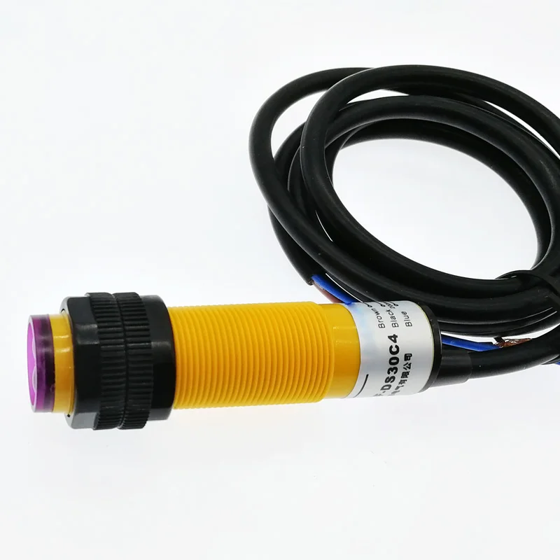 E3F-DS30C4/E3F-DS30P1/P2 proximity switch DC 9-36V 3 Wire PNP NO/NC IR Photoelectric Sensor diffuse photoelectric switch 30cm
E3F-DS30C4/E3F-DS30P1/P2 proximity switch DC 9-36V 3 Wire PNP NO/NC IR Photoelectric Sensor diffuse photoelectric switch 30cm