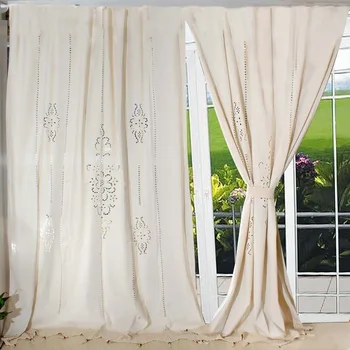 Modern Blackout Lace Curtains Tab Top Cotton for the Living Room Soild Color Linen Crochet Curtains for Bedroom Home Textile
Modern Blackout Lace Curtains Tab Top Cotton for the Living Room Soild Color Linen Crochet Curtains for Bedroom Home Textile
