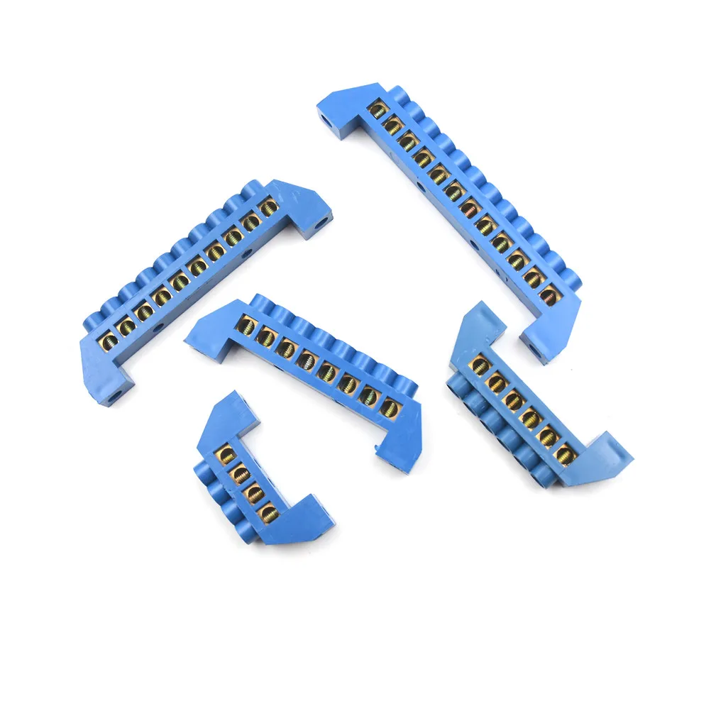 4/6/8/10/12 Positions Terminal Block Connector Strip Brass Ground Neutral Bar Electrical Distribution Wire Screw Terminal
4/6/8/10/12 Positions Terminal Block Connector Strip Brass Ground Neutral Bar Electrical Distribution Wire Screw Terminal