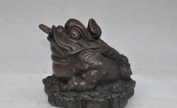 7"chinese fengshui bronze wealth yuanbao Cabbage Golden Toad bufo spittor statue
7"chinese fengshui bronze wealth yuanbao Cabbage Golden Toad bufo spittor statue