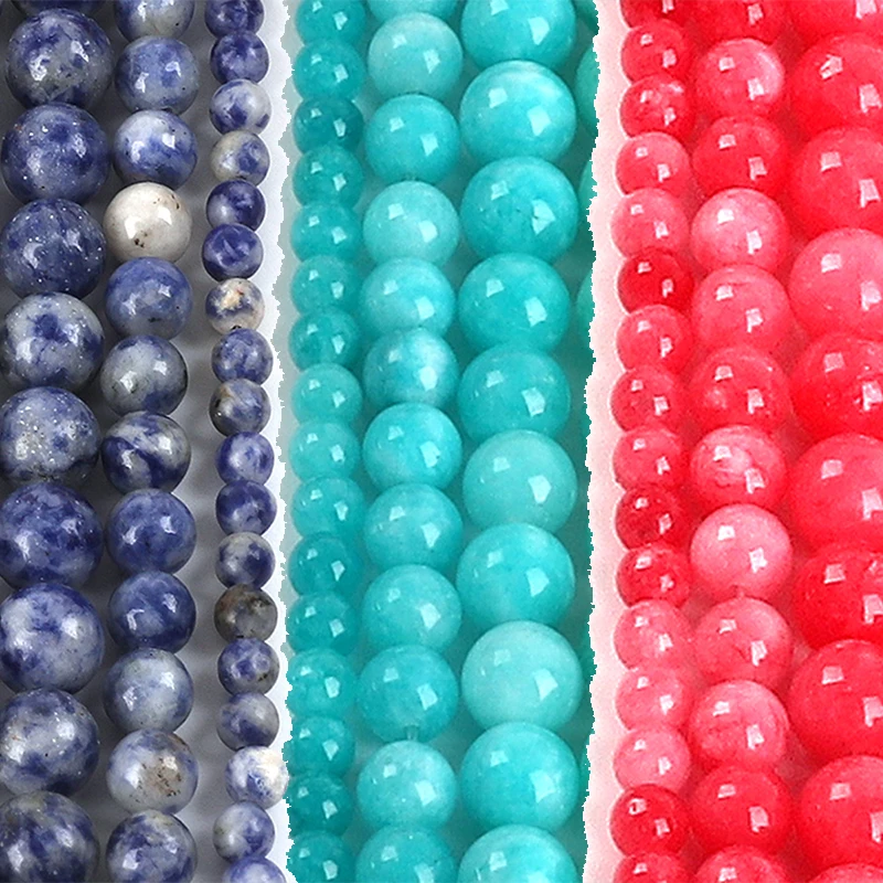 Wholesale 4 6 8 10mm 38-95Pcs/Lot Natural Stone Zebra Jaspers Banded Agates Blue Sodalite Round Beads 15" Strand DIY Jewelry
Wholesale 4 6 8 10mm 38-95Pcs/Lot Natural Stone Zebra Jaspers Banded Agates Blue Sodalite Round Beads 15" Strand DIY Jewelry