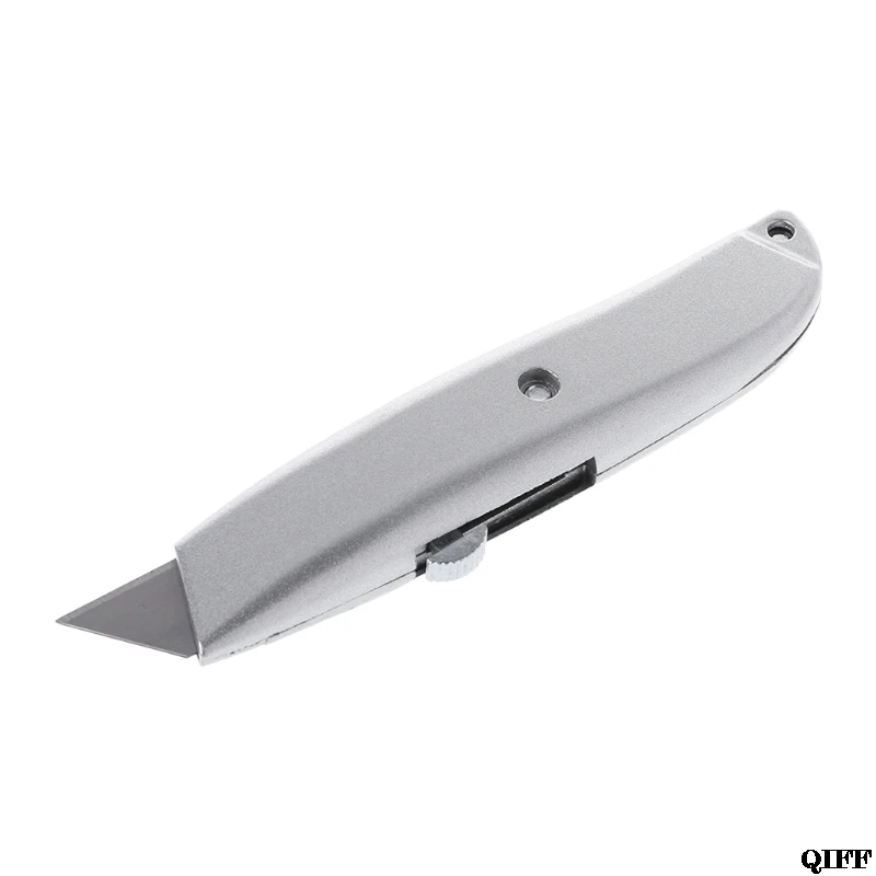 

Drop Ship&Wholesale Fixed Multi Utility Knife Cutter Aluminum Retractable Razor Blade Knife Tools APR29