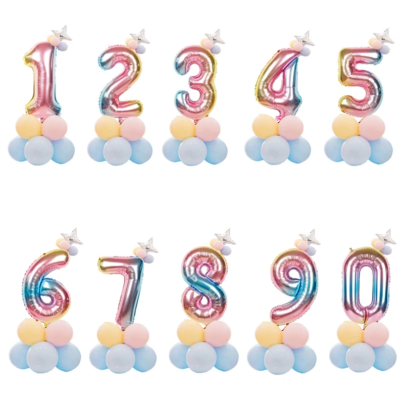 32inch 1st birthday Number Foil Balloons 15pcs wedding Digital air Balls Birthday Party Decorations Kids Figure baby shower toys
32inch 1st birthday Number Foil Balloons 15pcs wedding Digital air Balls Birthday Party Decorations Kids Figure baby shower toys