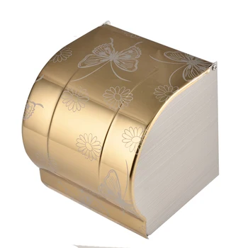 Stainless steel tissue box tray paper holder bathroom towel rack toilet paper box Chic golden Waterproof roll holder
Stainless steel tissue box tray paper holder bathroom towel rack toilet paper box Chic golden Waterproof roll holder