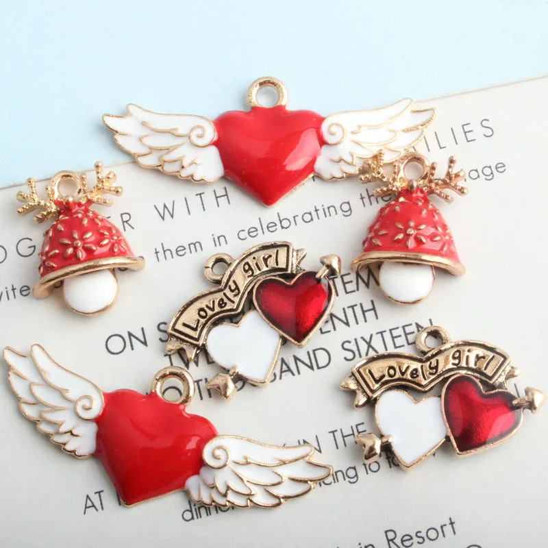 10pcs Heart-shaped,Mushroom Enamel Charms DIY Love Alloy Pendant Handmade Earring Bracelet Jewelry Accessories Making YZ337
10pcs Heart-shaped,Mushroom Enamel Charms DIY Love Alloy Pendant Handmade Earring Bracelet Jewelry Accessories Making YZ337