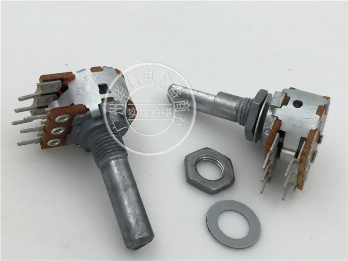 1pcs/lot Japan ALPS 16 volume double potentiometer A50K A100K handle length 25MMF
1pcs/lot Japan ALPS 16 volume double potentiometer A50K A100K handle length 25MMF