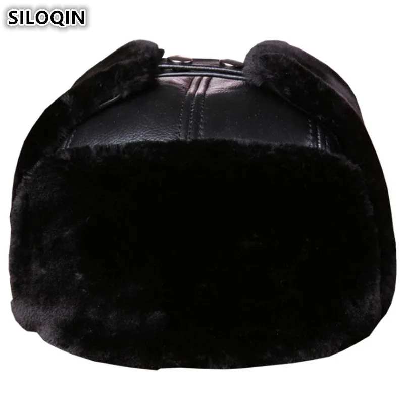 SILOQIN Plus Velvet Cowhide Fur Bomber Hats New Winter Extra Thick Warm Men's Genuine Leather Hat Earmuffs Cap For Old Men
SILOQIN Plus Velvet Cowhide Fur Bomber Hats New Winter Extra Thick Warm Men's Genuine Leather Hat Earmuffs Cap For Old Men