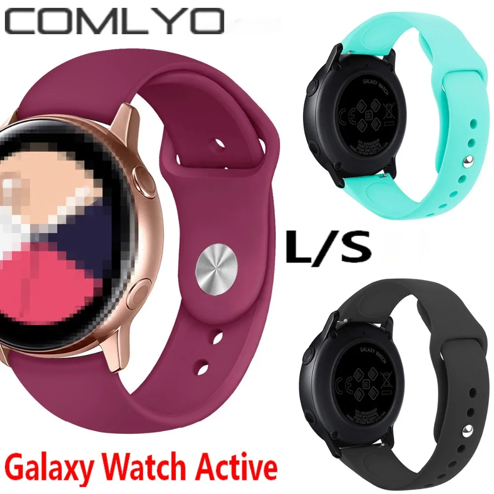COMLYO Smart Watch Band for Samsung Galaxy Watch Active Strap Sports Soft Silicone Replace Bands For Galaxy Watch Active Wrist
COMLYO Smart Watch Band for Samsung Galaxy Watch Active Strap Sports Soft Silicone Replace Bands For Galaxy Watch Active Wrist