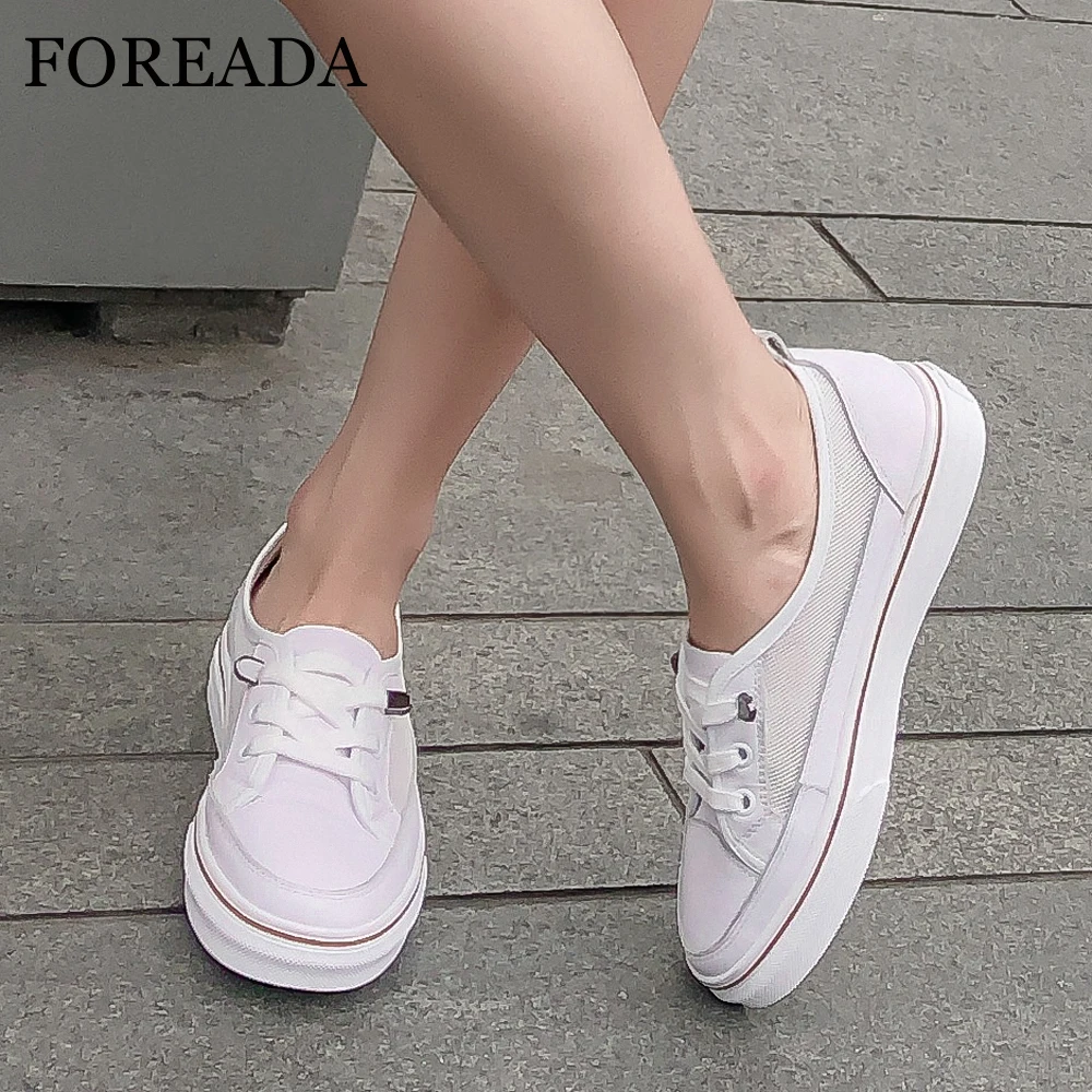 FOREADA Summer Flats Sneakers Women Shoes Natural Genuine Leather Flat Shoes Cow Leather Cutout Lace Up Shoes Female Size 34-39
FOREADA Summer Flats Sneakers Women Shoes Natural Genuine Leather Flat Shoes Cow Leather Cutout Lace Up Shoes Female Size 34-39