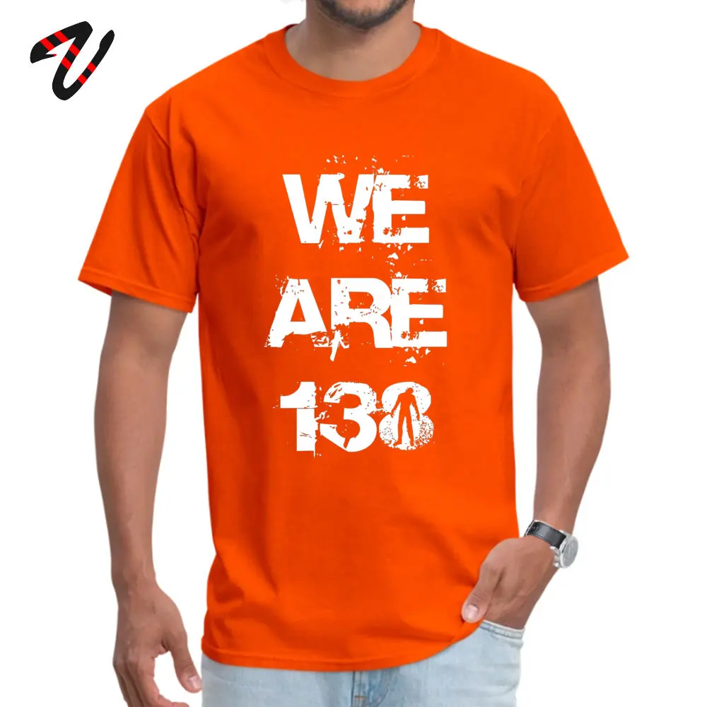 Mens Tshirts We are Casual Tees All Cotton O Neck Short Sleeve Fitness Tight T Shirt Labor Day Wholesale We are 138 12678 orange