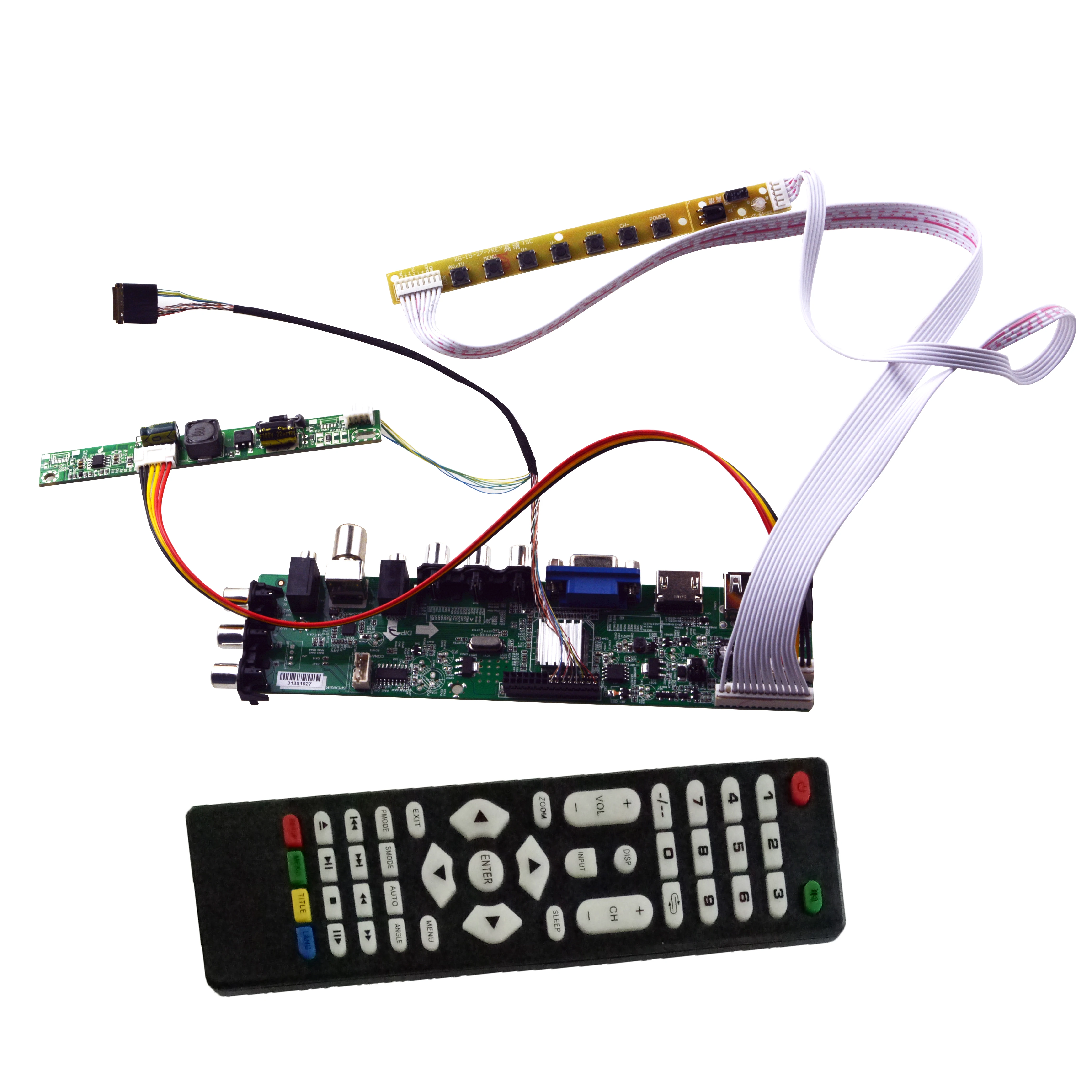 Digital Channel DVB-C DVB-T DVB-T2 LCD Controller Driver Universal TV Board For 30 PIN B133EW07 B133EW04 LTN133AT09
Digital Channel DVB-C DVB-T DVB-T2 LCD Controller Driver Universal TV Board For 30 PIN B133EW07 B133EW04 LTN133AT09