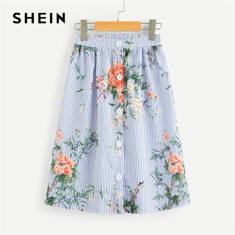 SHEIN Kiddie Blue Striped and Floral Print Button Beach Short Girl Skirt 2019 Summer Boho A Line Vacation Children Girls Skirts
SHEIN Kiddie Blue Striped and Floral Print Button Beach Short Girl Skirt 2019 Summer Boho A Line Vacation Children Girls Skirts