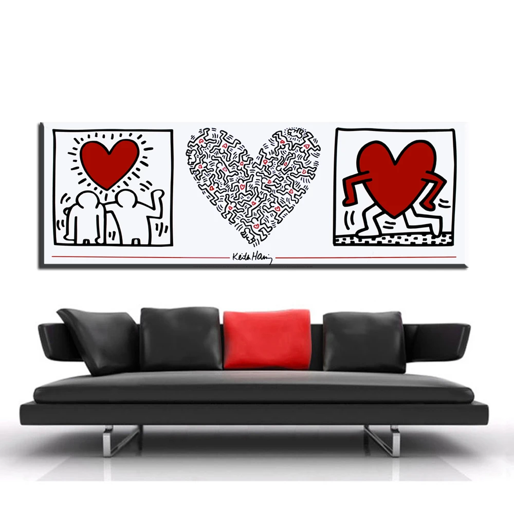 ZZ1399 large size keith haring canvas oil painting for bedroom and study room art prints
ZZ1399 large size keith haring canvas oil painting for bedroom and study room art prints