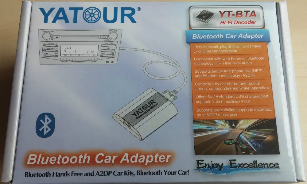 Bluetooth комплект YATOUR BTA SUZ2 громкая связь HFP A2DP AUX SUZUKII Radio PACR Jimny Swift Splash|Автомобильный