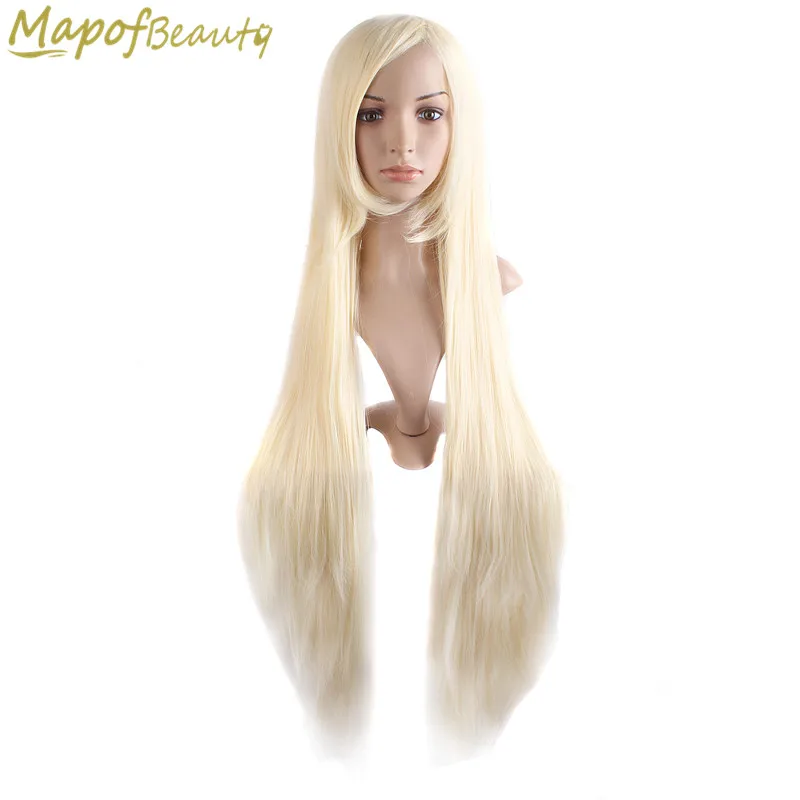 Long Straight 39" Cosplay Wig Black Brown Gold Green Red 12 Color Synthetic Hair Heat Resistant Women Party Wig MapofBeauty
Long Straight 39" Cosplay Wig Black Brown Gold Green Red 12 Color Synthetic Hair Heat Resistant Women Party Wig MapofBeauty
