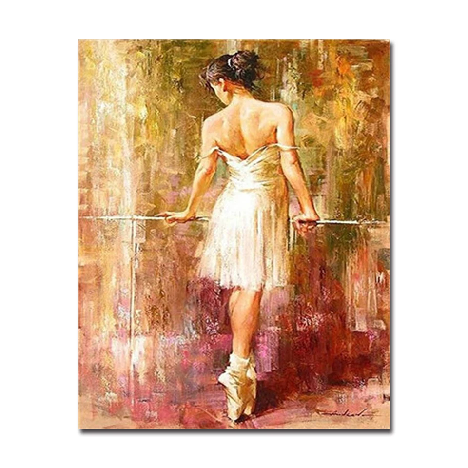 DIY Oil Painting By Numbers Coloring Ballet Dancer At Home On Canvas Pictures Drawing Home Decor Living Room Wall Art Artworks
DIY Oil Painting By Numbers Coloring Ballet Dancer At Home On Canvas Pictures Drawing Home Decor Living Room Wall Art Artworks