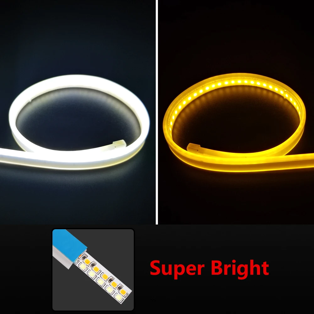 2pcs 12V Waterproof DRL Car LED Light Auto Daytime Running Flowing Flexible Soft Tube Guide Turn Signal Strip Lamp
2pcs 12V Waterproof DRL Car LED Light Auto Daytime Running Flowing Flexible Soft Tube Guide Turn Signal Strip Lamp