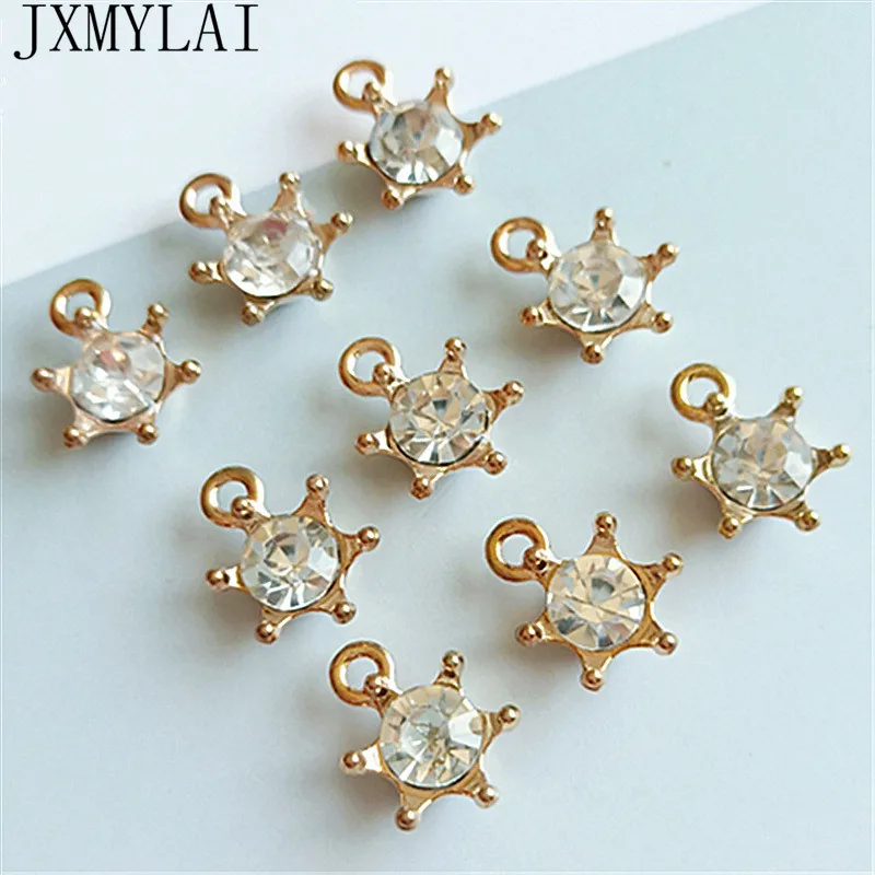 20 PCS 8*11mm 11*15mm Trendy Metal Alloy KC Gold Crystal Rhinestone Pendant Charms DIY Jewelry Accessories
20 PCS 8*11mm 11*15mm Trendy Metal Alloy KC Gold Crystal Rhinestone Pendant Charms DIY Jewelry Accessories
