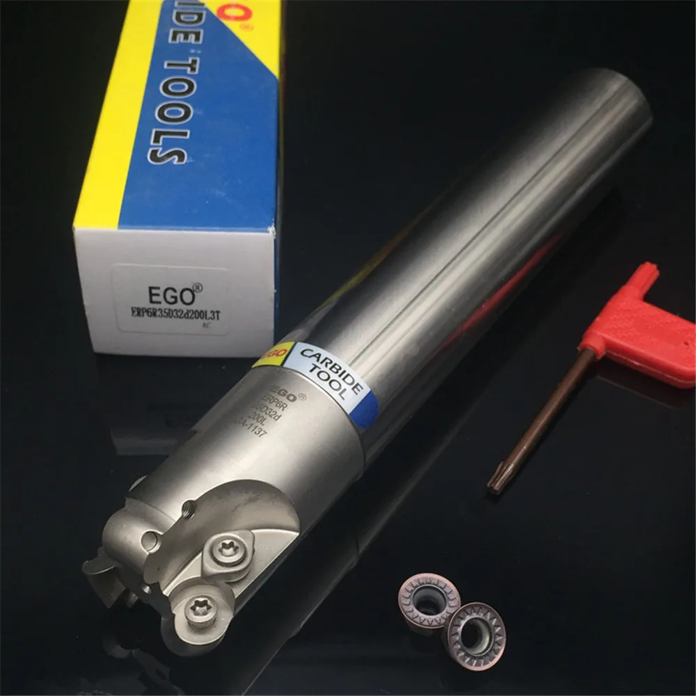 Milling cutter holder ERP6R35D32d200L3T corner rounding end mills ball nose end mills RPMW1204 EMR6R EMRW6R
Milling cutter holder ERP6R35D32d200L3T corner rounding end mills ball nose end mills RPMW1204 EMR6R EMRW6R