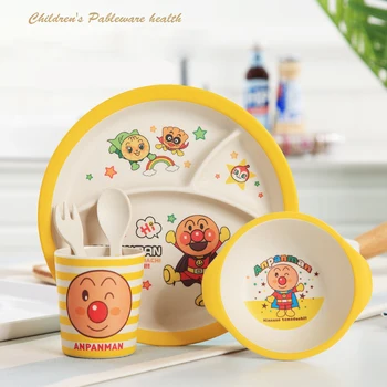 Cute Partition Dinnerware set,Baby eating tableware separates the anti-fall plate Bamboo fiber children's tableware lunch box
Cute Partition Dinnerware set,Baby eating tableware separates the anti-fall plate Bamboo fiber children's tableware lunch box
