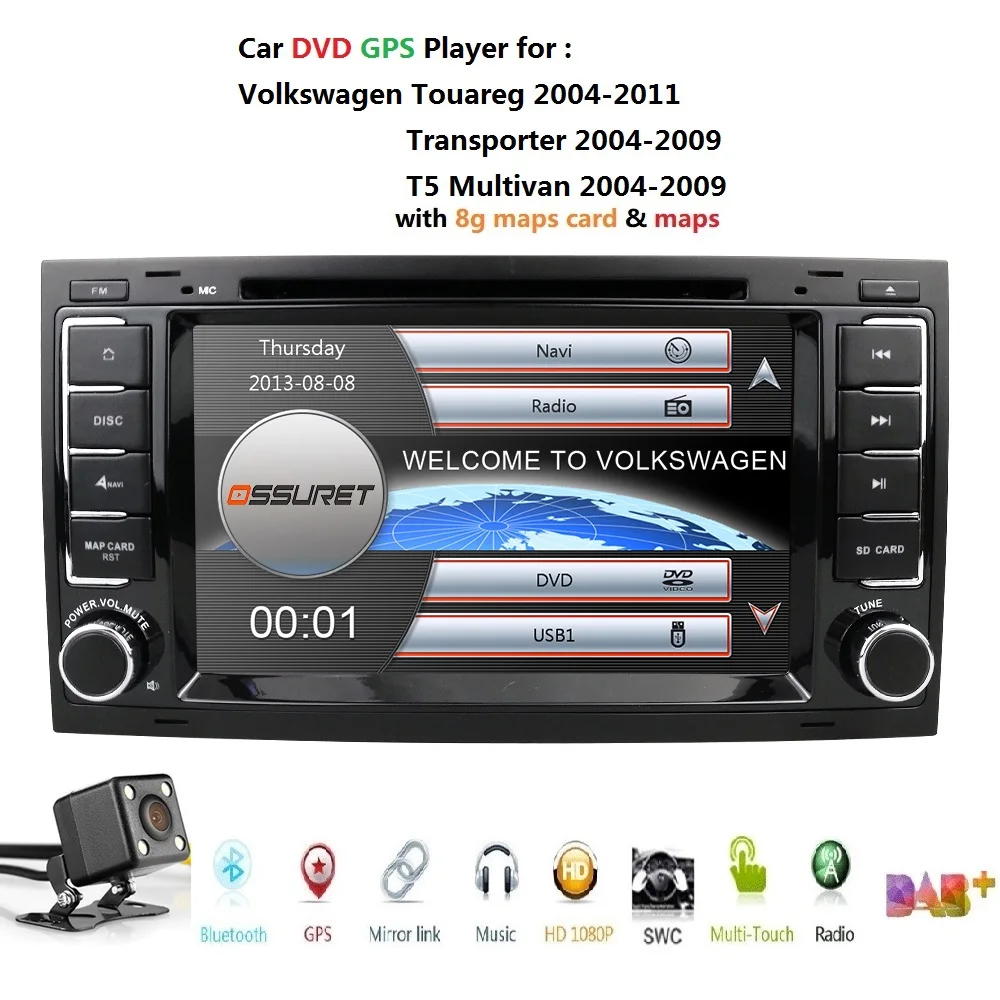 Car Monitor DVD Multimedia Player fit FOR Volkswagen Touareg T5 Multivan car DVD player GPS navigation Radio Stereo TV SWC BT
Car Monitor DVD Multimedia Player fit FOR Volkswagen Touareg T5 Multivan car DVD player GPS navigation Radio Stereo TV SWC BT