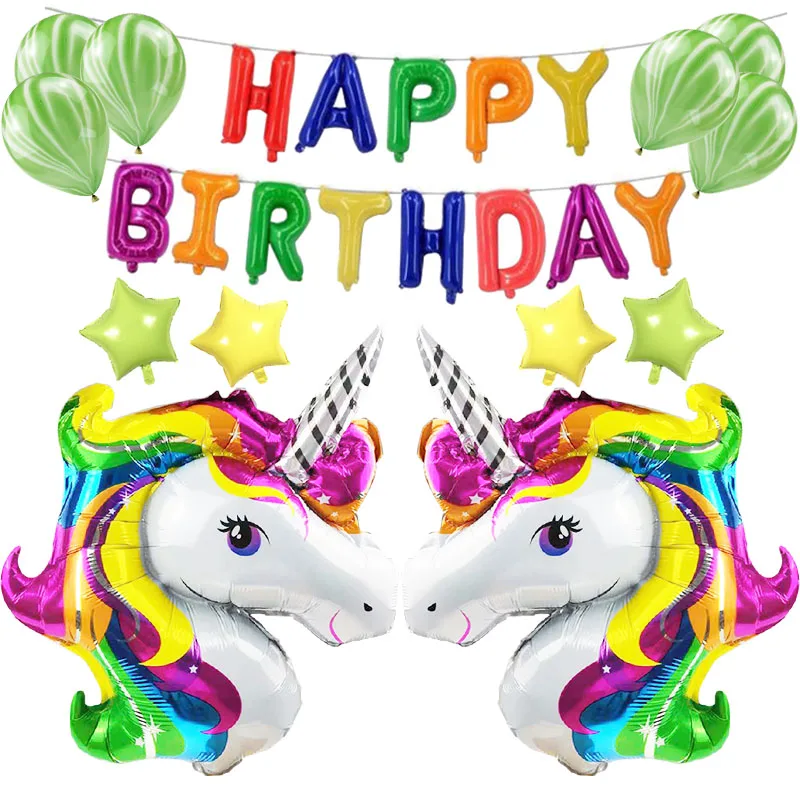 Large 117*87cm Unicorn Balloons Green Unicorn Party Foil Ballons pink latex Balloon Baby Shower Birthday Party Decor Blony S8YN
Large 117*87cm Unicorn Balloons Green Unicorn Party Foil Ballons pink latex Balloon Baby Shower Birthday Party Decor Blony S8YN