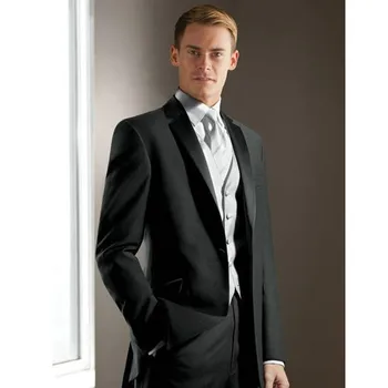 Elegant Groom's Wear Charcoal gray Notch Satin Lapel TuxedoWedding Suits Best man's 3 Peices Suits( jacket+Pants+vest)
Elegant Groom's Wear Charcoal gray Notch Satin Lapel TuxedoWedding Suits Best man's 3 Peices Suits( jacket+Pants+vest)