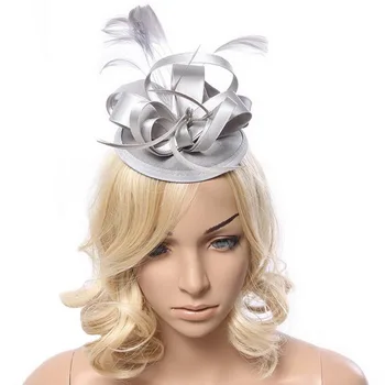 Fascinator Headbands Hats Feathers for Women Tea Party Wedding Derby Hair Decoration Grey
Fascinator Headbands Hats Feathers for Women Tea Party Wedding Derby Hair Decoration Grey