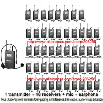 Hot Top Quality Takstar UHF Wireless Tour Guide System for translation Tourist guide/Teaching Church 1 Transmitter+48 Receivers
Hot Top Quality Takstar UHF Wireless Tour Guide System for translation Tourist guide/Teaching Church 1 Transmitter+48 Receivers
