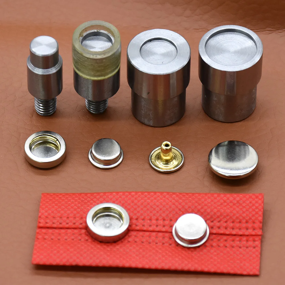 

20sets snap buttons+ mold. Hand pressing button machine. Prong Snaps mold. Button installation tool. Metal rivets molds.