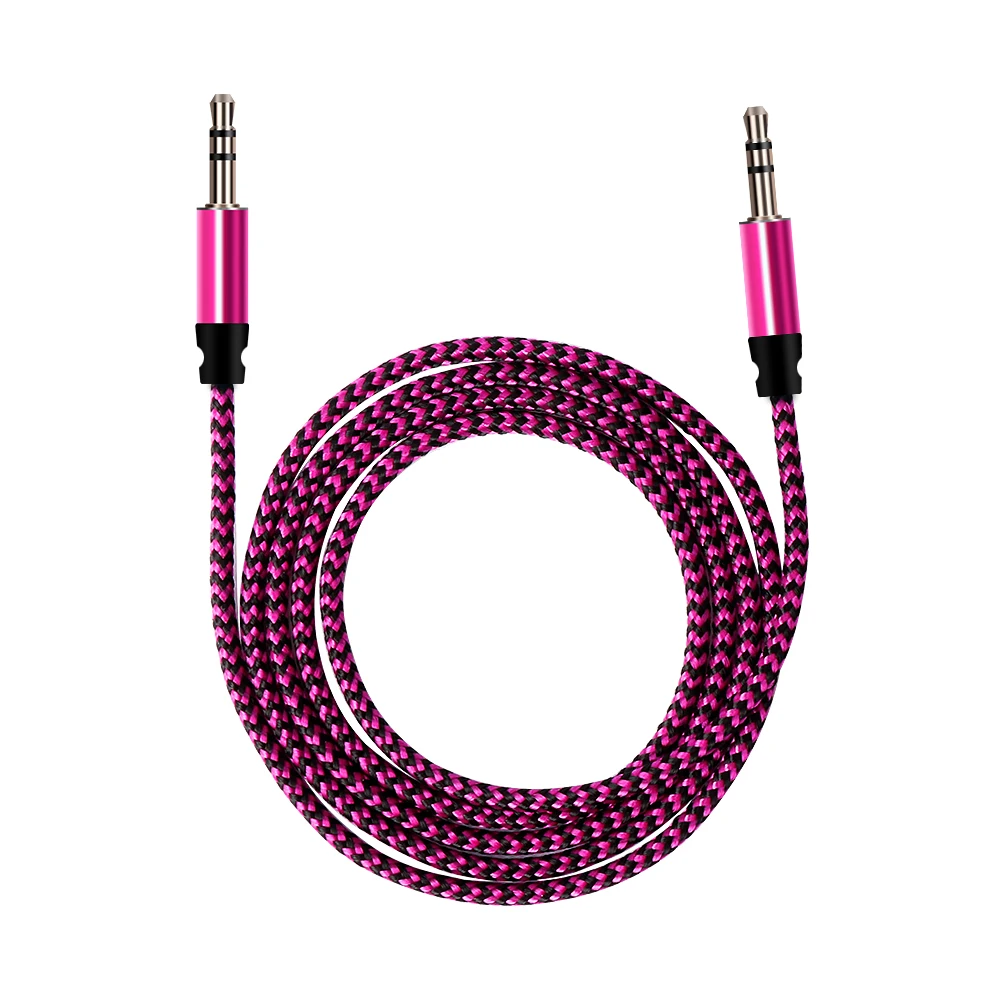Pink 3.5mm Jack Audio Cable Jack 3.5 mm Male to Male Cloth Audio Aux Cable For iPhone Car Headphone Speaker Wire Line Aux Cord
Pink 3.5mm Jack Audio Cable Jack 3.5 mm Male to Male Cloth Audio Aux Cable For iPhone Car Headphone Speaker Wire Line Aux Cord
