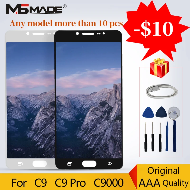 For Original LCDs Super AMOLED Samsung C9 C9000 C9 Pro LCD Display Touch Screen Digitizer Replacement Parts 100% Tested
For Original LCDs Super AMOLED Samsung C9 C9000 C9 Pro LCD Display Touch Screen Digitizer Replacement Parts 100% Tested